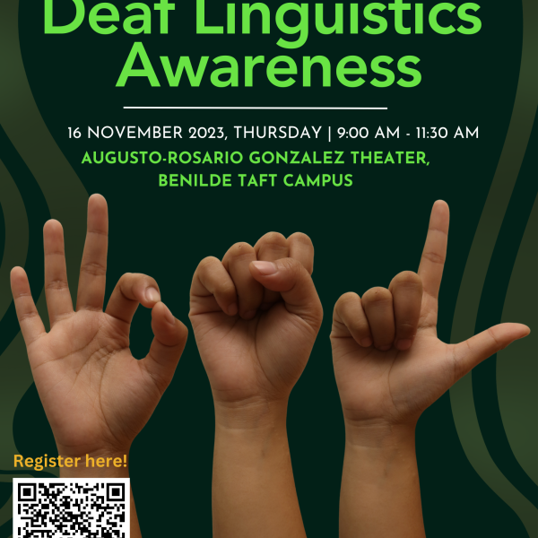 29th DF ACTIVITIES POSTER - 11.16.23 - Deaf Linguistics Awareness_v3