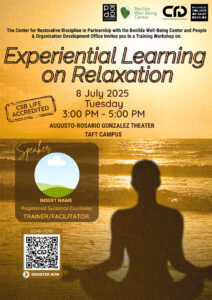 The Center for Restorative Discipline in Partnership with the Be