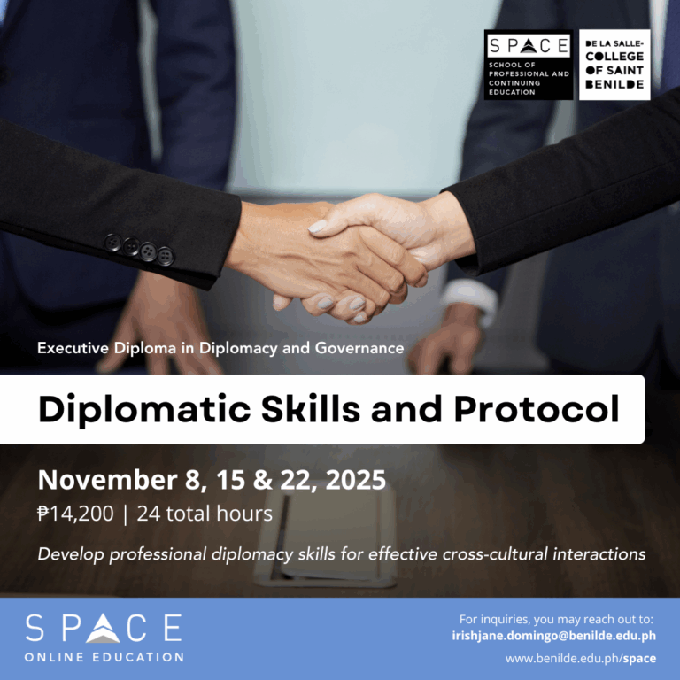 Diplomatic Skills & Protocol (Nov 8)