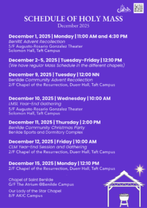 Perspective November 2025 Mass Schedule_ 1-15 Dec