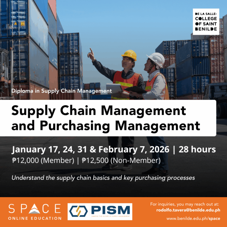 Supply Chain Mgmt and Purchasing Mgmt (Jan 17)