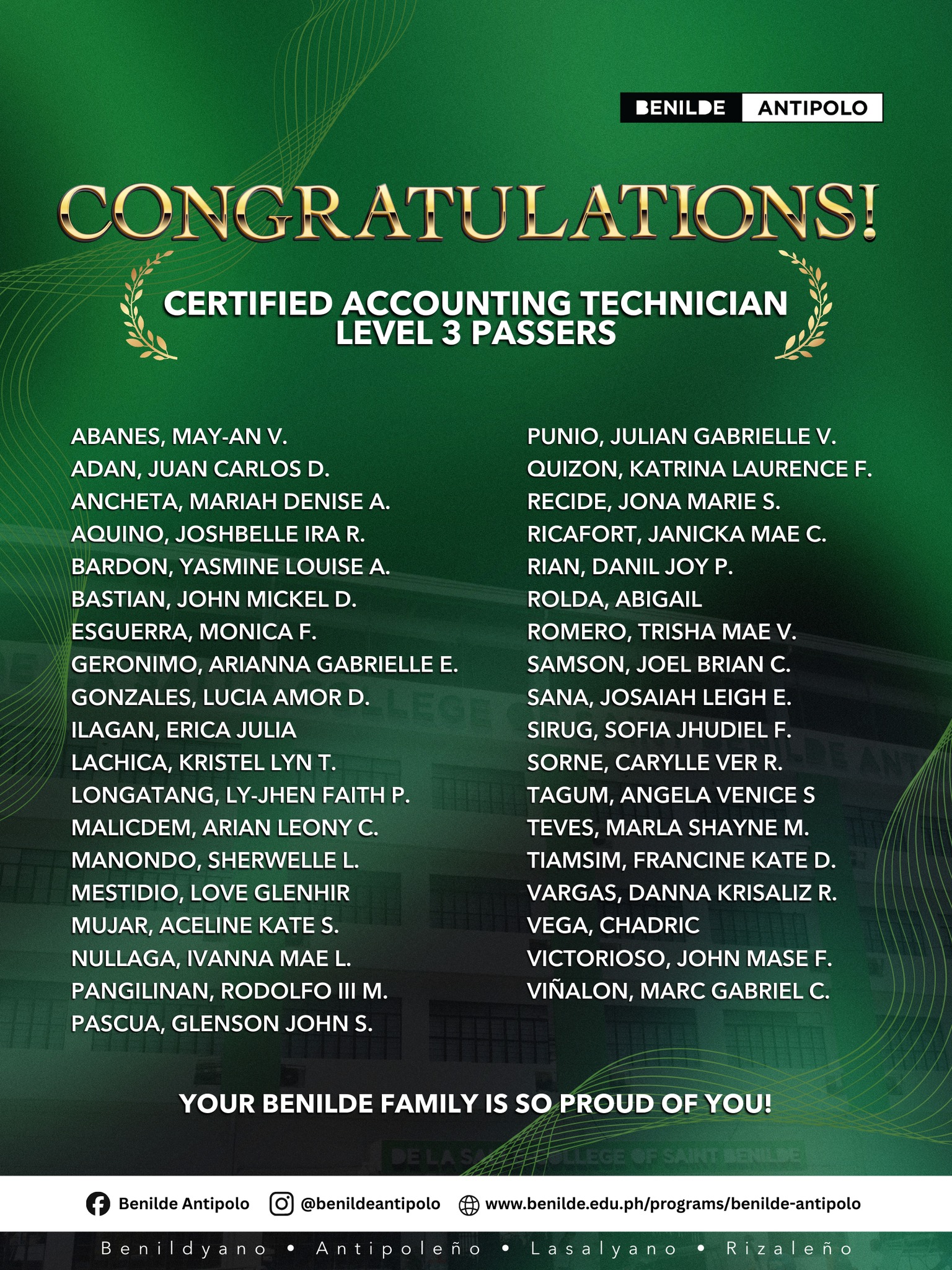 Perspective January 2026 Benilde Antipolo NIAT Accountancy 4