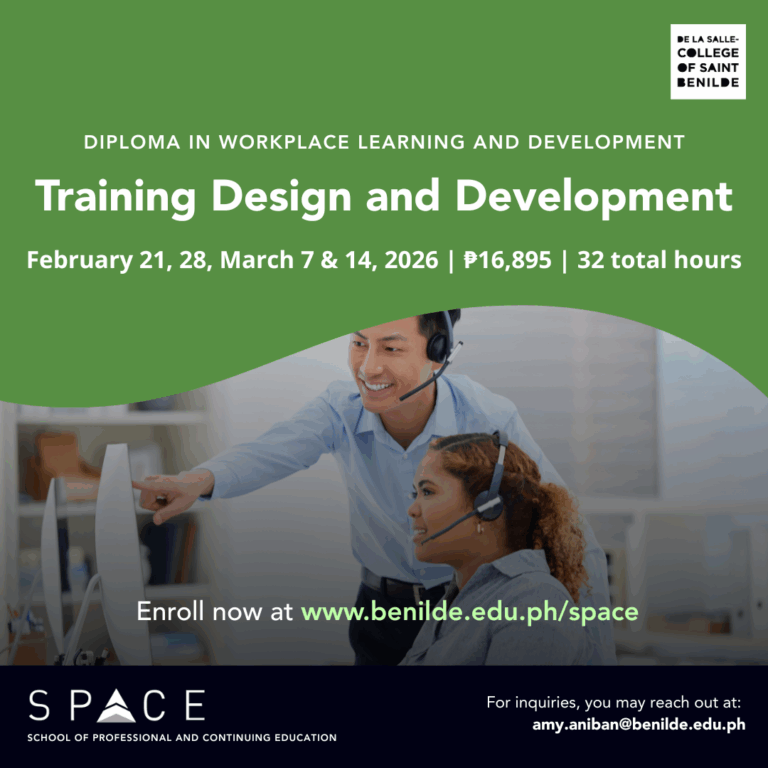 Training Design and Development (Feb 21)