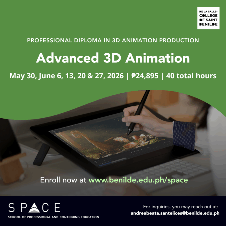 Advanced 3D Animation (May 30)