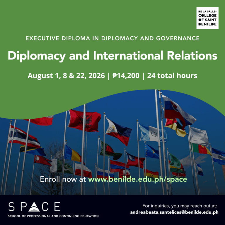 Diplomacy and International Relations (Aug 1)