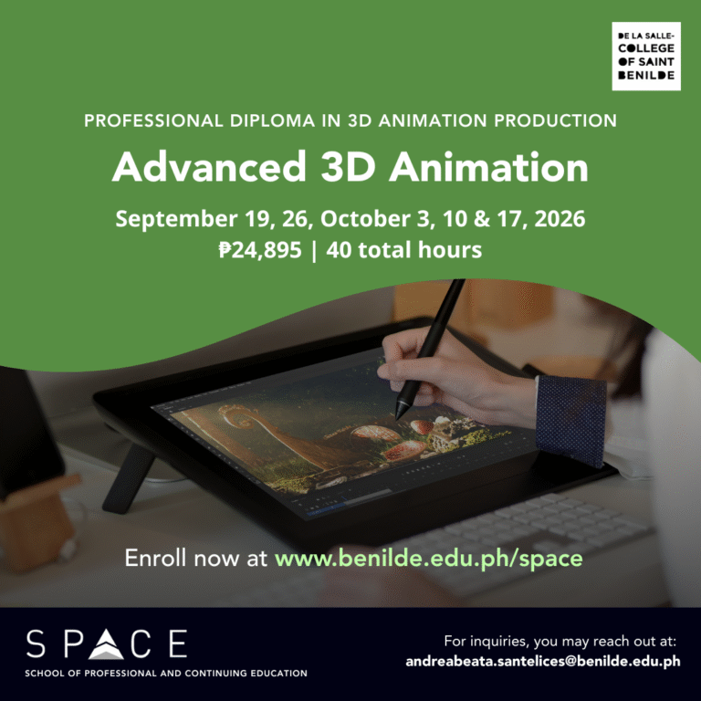 Advanced 3D Animation (Sep 19)