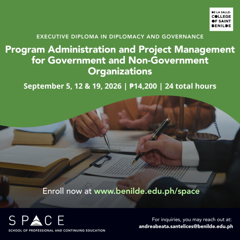 Program Administration and Project Mgmt (Sep 5)
