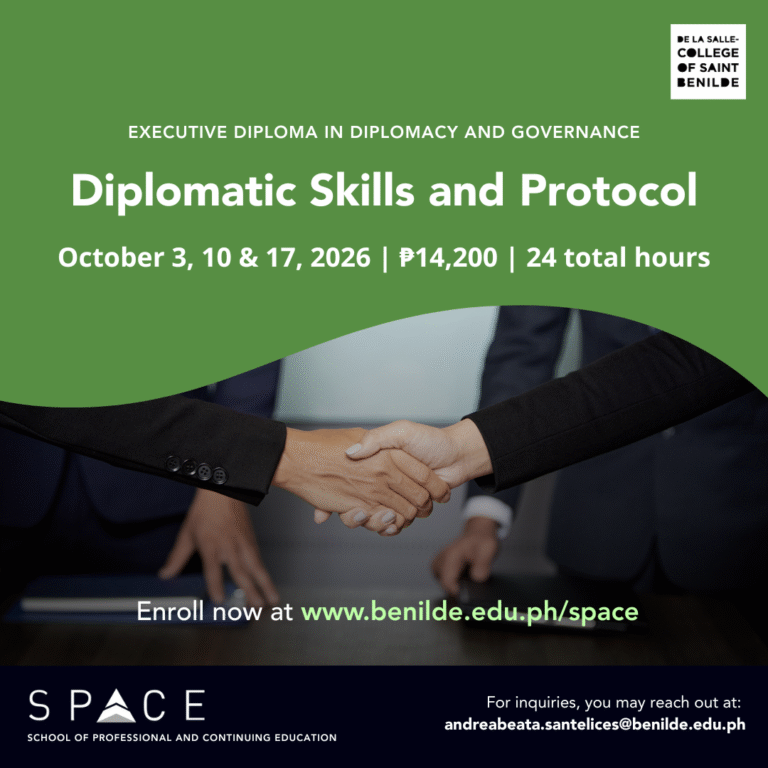 Diplomatic Skills and Protocol (Oct 3)