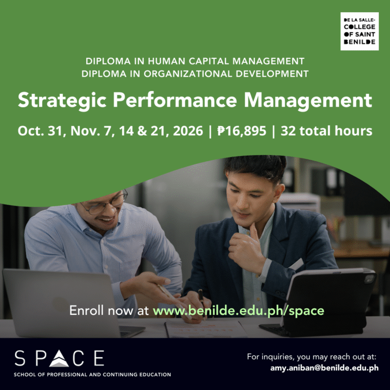 Strategic Performance Mgmt (Oct 31)