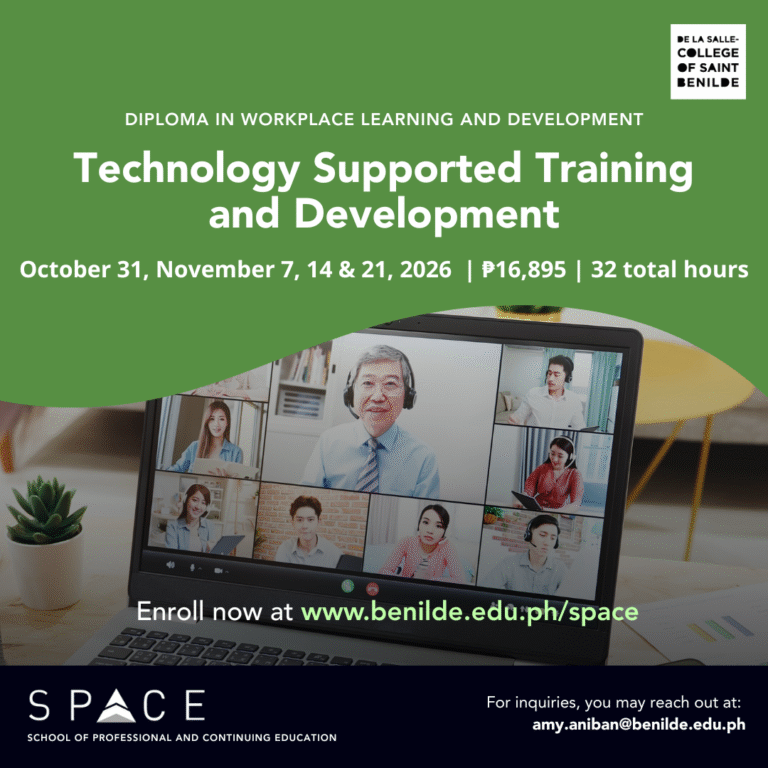 Technology Supported Training and Devt (Oct 31)