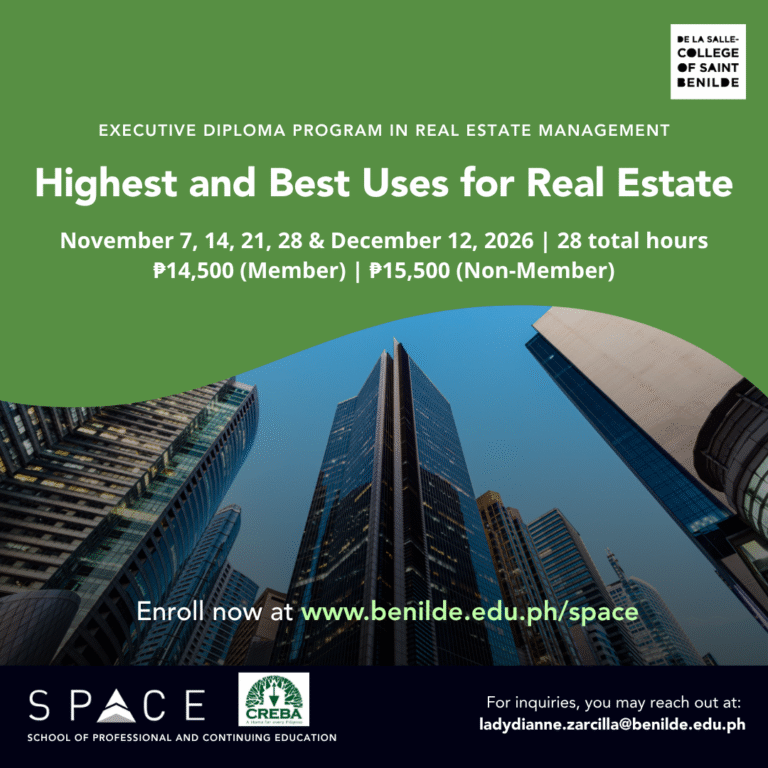 Highest and Best Uses for Real Estate (Nov 7)