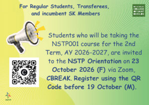 NSTP Orientation_23 October.pptx - 1