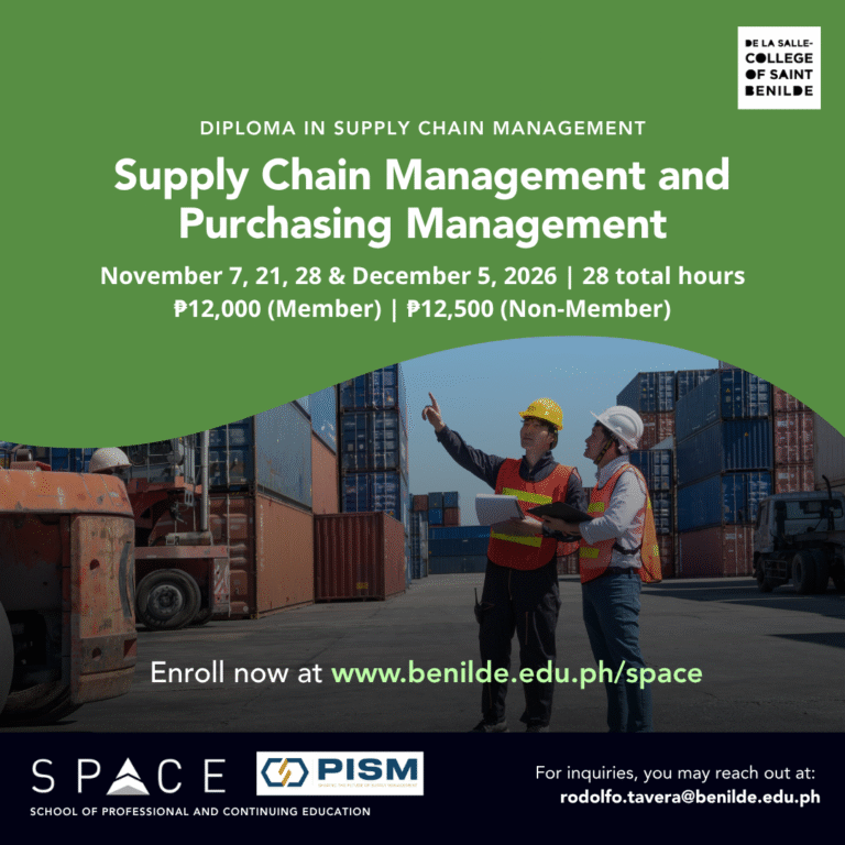 Supply Chain Mgmt and Purchasing Mgmt (Nov 7)