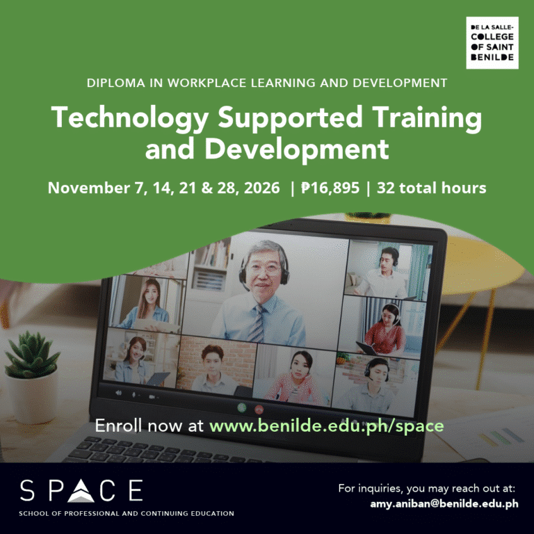 Technology Supported Training and Devt (Nov 7)